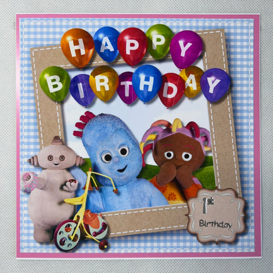 1st Birthday Card - Handmade