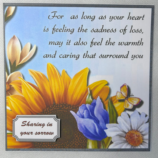 Sympathy Card - Handmade